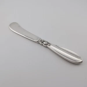 Esparcidor de mantequilla de plata esterlina fucsia Frigast Princess - 6" - sin monograma - Imagen 1 de 3