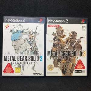 PS2 Metal Gear Solid 2 und 3 Konami Play Station2 Sony NTSC-J aus Japan - Bild 1 von 12