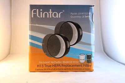 2 filtros activados HEPA de repuesto purificador de aire LEVOIT LV-H132-RF Flintar Foto 1 de 4