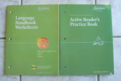 Holt Elements of Literature,gr.7 Course 1, Active Reader's Practice & Language - Image 1 of 4