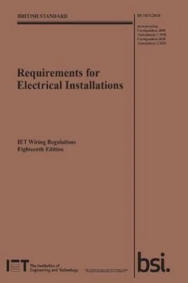 IET Wiring Regulations Eighteenth Edition BS 7671:2018+A2:2022 BRAND NEW 2022 - Image 1 of 2