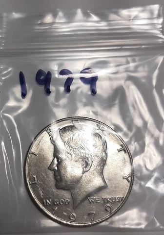 1979 Kennedy Half Dollar, Circulated but NICE ! Cover