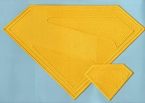 Superman [Legacy] Yellow Cape  Logo Patch - choice of sizes - Picture 1 of 3