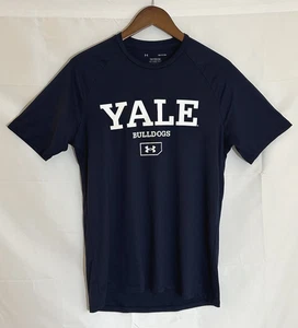 Yale University Bulldogs Men's Small Under Armour Blue S/S Graphic T-Shirt Tee - Picture 1 of 3