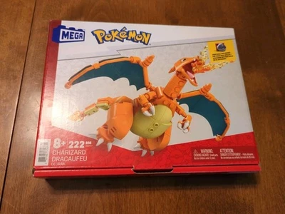 MEGA Block Pokemon Charizard Building Set With Pokeball Pin New Sealed Box - Image 1 of 4