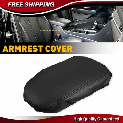 Cubierta protectora de reposabrazos para consola central negra para Kia Optima 2016-2020 Foto 1 de 4
