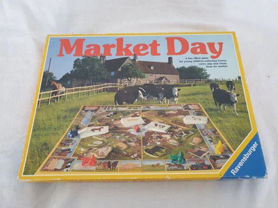 Market Day Board Game Ravensburger Vintage 1984 Complete - Image 1 of 4