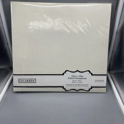 Álbum de recortes de tela Colorbok 12 X 12 10 hojas color crema *LEER* Foto 1 de 4