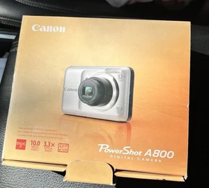 Canon Powershot A800 10.0MP Digital Camera 3.3x Zoom black Tested Excellent Cond - Picture 1 of 7