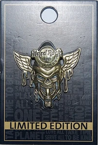 Hard Rock Live ORLANDO Year 2007 3D Winged Skull Pin - Picture 1 of 2