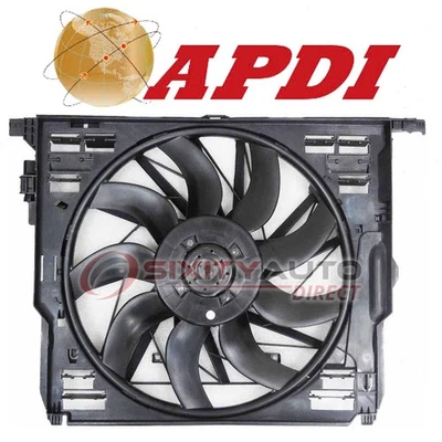 APDI Dual Radiator & Condenser Fan Assembly for 2014-2018 BMW 640i xDrive - tf Foto 1 de 4