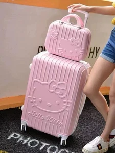 Sanrio Hello Kitty Hardside Carry On Spinner Suitcase 20"H x 13"W (NEW WITH TAG) - Picture 1 of 4