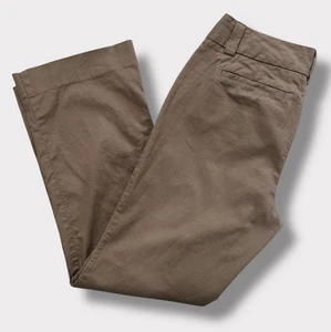 GAP Curvy Damen Nadelstreifen Khaki Hose Pants Größe 12 Regular/GapStretch - Bild 1 von 9