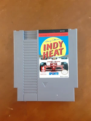 Danny Sullivan's Indy Heat (Nintendo Entertainment System, 1992) Cartridge  - Image 1 of 4