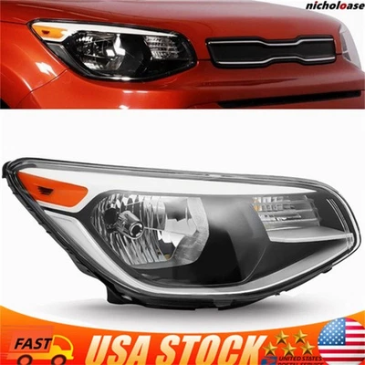 Headlight Assembly For 2014 2015 2016 2017 2018 2019 Kia Soul  Passenger Side Foto 1 de 4