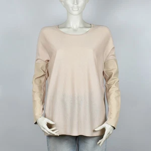 MAJE Oversize Leichtgewicht Pullover SEIDENmischung + Lammleder Pullover... - Imagen 1 de 10