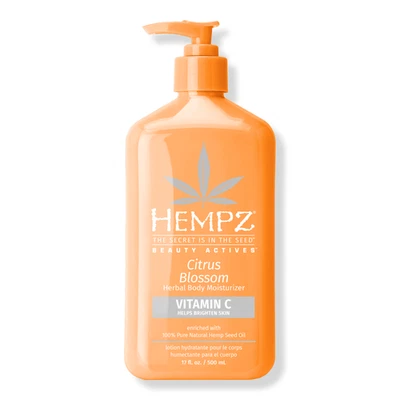 HEMPZ CITRUS BLOSSOM HERBAL BODY MOISTURIZER w/VITAMIN C 17 Fl. Oz New Sealed - Image 1 of 3