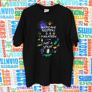 Vintage Y2K Hurricane Katrina Recovery T Shirt Size L New Orleans - Picture 1 of 4