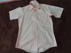Vintage Now Breed By Campus Dagger Collar Retro Disco ButtonUp Shirt S tapered - Picture 1 of 11