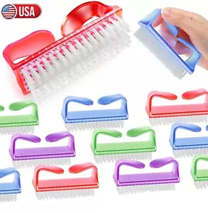 24x Spazzola per Unghie Impugnatura Manico Scrub Unghie Pulizia Spazzole Scrub Unghie US - Foto 1 di 14