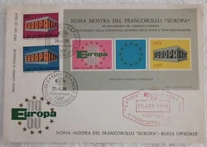 EUROPE ITALY 1969, XX ANNIVERSARY OF TELECOMMUNICATIONS - FDC - #310 - Picture 1 of 1