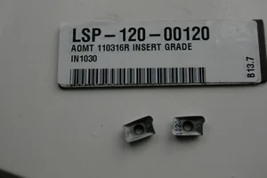 Hartmetalleinsätze - AOMT 110316R ( IN1020/30 ) 2 Wendeplatten - Bild 1 von 3