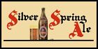 Silver Spring Ale of Sherbrooke Quebec NEW Sign: 12x24" USA STEEL XL- 3 LBS