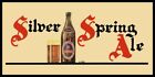 Silver Spring Ale Of Sherbrooke Quebec New Sign: 12X24" Usa Steel Xl- 3 Lbs