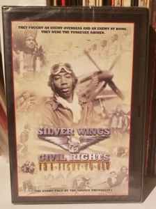 NEW Silver Wings & Civil Rights Tuskegee Airmen Red Tail documentary film DVD - Picture 1 of 3