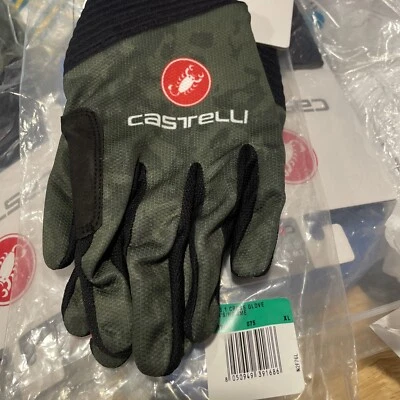 Guante de bicicleta de cruz Castelli CW 6.1 ilimitado verde militar XL XXL NUEVO CON ETIQUETAS camuflaje Foto 1 de 4