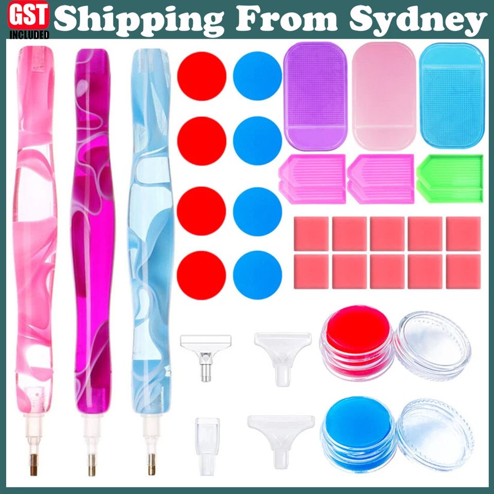 5D 6-Head Diamond Painting Pen Tools Diamond Accessories Diy Art Craft Pen SetAU - image 1 of 4