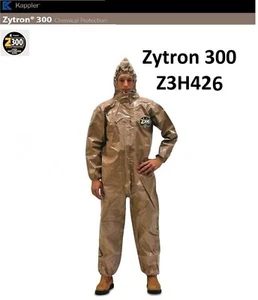 Kappler Zytron 300 Z3H426 Chemical HazMat Schutzoverall hellbraun mehrere Größen - Bild 1 von 11