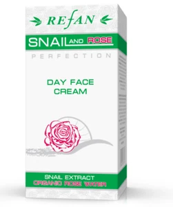 Snail & Rose Perfection FACE CREAM by Refan w/ Organic Bulgarian Rose Water 50ml - Picture 1 of 3
