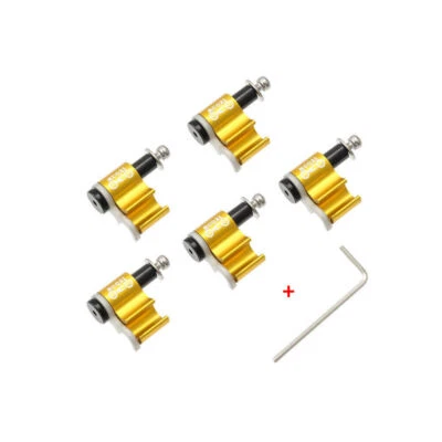 Adaptador de cable de freno hidráulico para bicicleta 8 piezas clip frenos guía de línea manguera base fija Foto 1 de 4