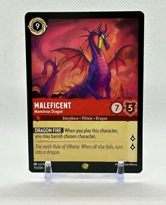 Maleficent - Monstrous Dragon - The First Chapter Legendary Lorcana NM 113/204 - Bild 1 von 2
