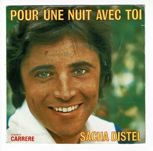 Sacha DISTEL Disque 45T 7" POUR UNE NUIT AVEC TOI - LA FLECHE - CARRERE 49153 - Picture 1 of 3