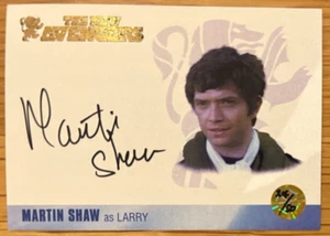 THE NEW AVENGERS COLLECTION: TARJETA AUTÓGRAFA: MARTIN SHAW MS1 XX/50 - Imagen 1 de 1