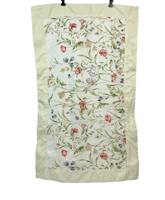 LAURA ASHLEY Shams KING Conjunto 2 Algodão Fazenda Cottagecore Flores Selvagens Amarelas - Imagem 1 de 4