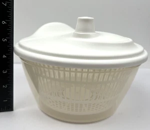 IKEA Insalatiera Spinner Ciotola Bianca Doppia come Servizio Insalatiera - Foto 1 di 10
