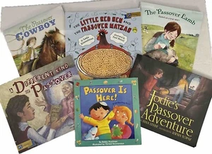 Passover Children’s Jewish Hebrew Holiday Illustrated Homeschool Books Lot of 6 - Picture 1 of 9