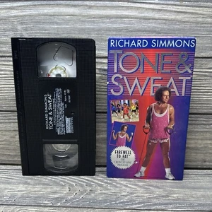 Vtg Richard Simmons Tone & Sweat VHS Tape Good Times Video Corp 1994 - Picture 1 of 5
