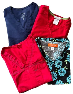 Women's Scrub Top - Mixed - NrG/ScrubStar/OrangeStandard/Dickies - Size: Small - Picture 1 of 12