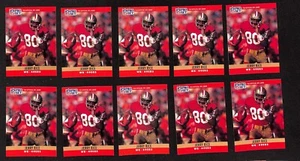 1991 Pro Set #295 Jerry Rice 49ers 10ct Football Card Lot 2401B - Picture 1 of 1