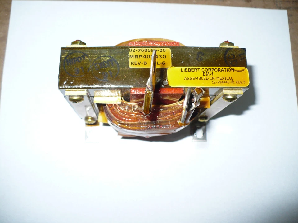 Liebert EM-1 02-768663-00 Transformer, 12-794446-01, Rev.3, Used  - Image 1 of 1