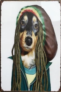 BOB MARLEY Tin Metal Sign Rustic Look .. MAN CAVE . brand new. AU SELLER - Picture 1 of 2