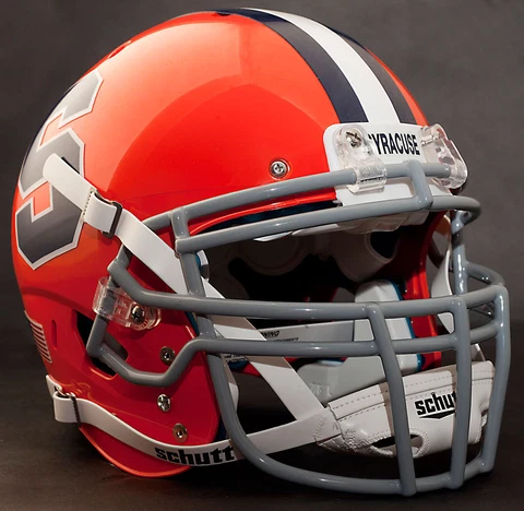 *CUSTOM* SYRACUSE ORANGE NCAA Schutt XP Authentic GAMEDAY Football Helmet Cover