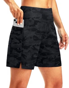 Women's 7" Long Swim Board Shorts High Waisted Quick Dry Beach Swimming Short... - Picture 1 of 7