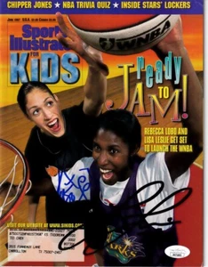Lisa Leslie & Rebecca Lobo signed 1997 WNBA Sports Illustrated for Kids magazine - Picture 1 of 1