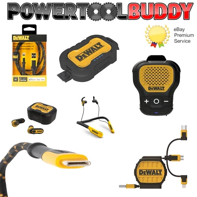 DeWalt Charging Cable USB-C, Iphone, Car Charger, Speakers, Accesories ETC - Image 1 of 4