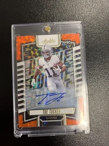 2023 Absolute Tre Tucker #133 Signature Orange Mosaic /20 Auto RC Rookie Raiders - Picture 1 of 2